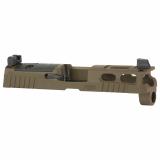 P320C PROCUT Slide Assembly, XRAY3 Sights, R2 Optic, Compatible with 3.9" 9MM Barrel, Coyote 8900952
