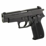 P226, 40th Anniversary Limited Edition, Semi-automatic, Double Action/Single Action, Metal Frame Pistol, Full Size, 9MM, 4.4" Barrel, Nitron Finish, Black, Retro Hogue Alloy Grips, SIGLITE Night Sights, 15 Rounds, 2 Magazines, Vintage Packaging, Limited