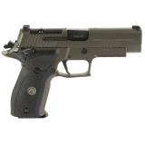 P226 Legion SAO, Semi-Automatic Pistol, With Romeo1, Single Action Only, Full Size, 9MM, 4.4" Barrel, Alloy Frame, Stainless Steel Slide, Legion Gray PVD Finish, Checkered G10 Grips, Electro-Optics X-RAY3 High Visibility Day/Night Sights, 15Rd, SRT Trigg