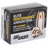 Elite Performance V-Crown .40 S&W 165 Grain Jacketed Hollow Point