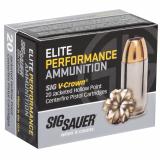 Elite Performance V-Crown 9mm 124 Grain Jacketed Hollow Point 1165 FPS Box of 20 Rounds