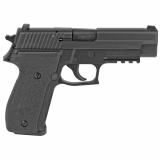 P226 MK-25 9mm 4.4 Inch Barrel Siglite Night Sights Black Nitron Slide Finish Black Grips 10 Round - CA Compliant