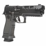 P320 Spectre Comp Blackout |9mm, 4.6" Barrel, XRay3 Night Sights, Optics Ready, Laser Engraved Blackout Cerakote Tungsten XSeries Grip Module, Threaded Barrel w/ Compensator, X-Series Flat Trigger, Magwell, 21 Rounds, 2 Magazines P320V004