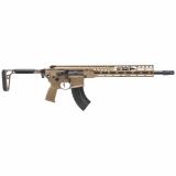 MCX SPEAR-LT | 7.62X39 16" Barrel Anodized Coyote Finish, Side Folding Stock, Flat Blade Match Trigger, 13" Lightweight Ergonomic M-LOK Handguard, Ambidextrous Controls, 28 Rounds, 1 Magazine Semi-automatic Rifle
