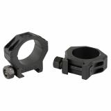 Alpha6, Scope Ring Set, 30mm Low, .85" Height, Anodized Finish, Black, Fits Picatinny SOA63001
