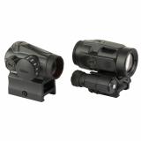 ROMEO MSR/Juliet Combo Kit, Red Dot Sight w/Juliet3-Micro Magnifier, 3X22, 2 MOA, Black, Includes 90 Degree Push-Button Flip-to-Side Magnifier Mount SORJMSR101