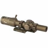 Tango MSR, Rifle Scope, 1-6X24, BDC6 Illuminated SReticle, Second Focal Plane, 30mm Main Body Tube, Matte Finish, Coyote Brwon, Includes Alpha MSR Mount and Flip Back Covers SOTM61200