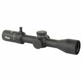 Whiskey 4 Rifle Scope, 3-12X44mm, 30mm Main Tube, Second Focal Plane, BDC Reticle, Matte Finish, Black SOW43001