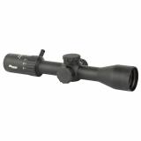 Whiskey 4 Rifle Scope, 3-12X44mm, 30mm Main Tube, Second Focal Plane, Hellfire Quadplex Illuminated Reticle, Matte Finish, Black SOW43004