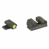 X-Ray 3 Day/Night Sights #8 Green Front #8 Rear Square Notch