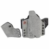 INCOG-X, Joint Collaboration with Haley Strategic, Inside the Waistband Holster, Fits Sig Sauer P365X-Macro w/Light, Integrated Magazine Caddy, Microfiber Suede Wrapped Boltaron Construction, Gray, Right Hand INCOG-0-565-A-7-CX1-61-MC