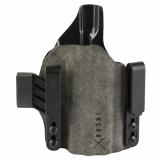 INCOG-X, Joint Collaboration with Haley Strategic, Inside the Waistband Holster, Fits Smith & Wesson M&P M2.0, Microfiber Suede Wrapped Boltaron Construction, Gray, Right Hand INCOG-0-222-A-0-CX2-61