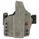 INCOG-X, Joint Collaboration with Haley Strategic,  Inside the Waistband Holster, Fits Staccato CS/Cwith Red Dot, Boltaron Construction, Suede Finish, Gray, Right Hand 1337420