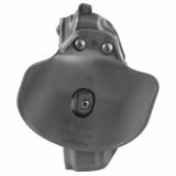 6378, ALS Paddle & Belt Slide Holster, Right Hand, Black, Fits Glock 17 22, Belt and Paddle, STX Tactical, Leather 6378-832-131