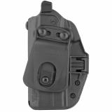 Model 7378, 7TS, ALS Slim Concealment Holster w/ Flexible Paddle and Adjustable Belt Loop, Fits S&W M&P Shield 9, Kydex, Black, Right Hand 7378-179-411