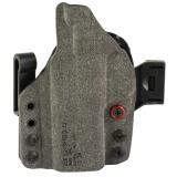 INCOG-X, Joint Collaboration with Haley Strategic, Inside the Waistband Holster, Fits Smith & Wesson Shield EX/Equalizer, Microfiber Suede Wrapped Boltaron Construction, Gray, Right Hand INCOG-0-199-A-0-CX2-61