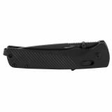 Flash AT, Folding Knife, 3.45" Straight Back, Black GRN Handle, D2 Steel, Titanium Nitride Finish, Black SOG-11-18-01-41