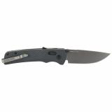 Flash AT, Folding Knife, 3.45" Straight Back, Urban Gray GRN Handle, D2 Steel, Titanium Nitride Finish, Black SOG-11-18-05-41