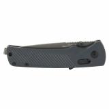 Flash AT, Folding Knife, 3.45" Straight Back, Urban Gray GRN Handle, D2 Steel, Titanium Nitride Finish, Black SOG-11-18-05-41