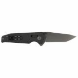 Vision XR, Folding Knife, 3.36" Tanto Point Straight Edge, G10 Handle, Cryo CTS XHP Steel, Titanium Nitride Finish, Black SOG-12-57-07-57