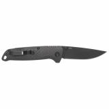 Adventurer, Folding Knife, 3 Drop Point Straight Edge, Glass Reinforced Nylon Handle, Cryo 5CR15MOV Steel, Titanium Nitride Finish, Black SOG-13-11-01-43