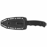 Seal FX, 4.3" Fixed Blade Knife, Clip Point Straight Edge, Glass Reinforced Handle, CPM S35VN Steel, Cerakote Finish, Black, Includes Kydex Sheath SOG-17-21-02-57