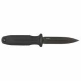 Pentagon FX, 4.77" Fixed Blade Knife, Spear Point Straight Edge, G10 Handle, CPM S35VN Steel, Black Titanium Nitride Finish, Black, Includes Nylon Sheath SOG-17-61-01-57