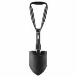 Entrenching Tool, Multi-Tool, Serrated Edge, High Carbon Steel, Black Powder Coat, Black Handle, Nylon Sheath SOG-F08-N