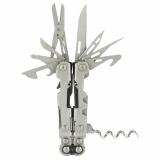 Powerlitre, 17 Tool Multi-Tool, Stainless Steel, Stonewashed Finish, Silver SOG-PL1001-CP