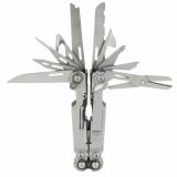 PowerPint, 18 Tool Multi-Tool, 450 Stainless Steel, Stone Wash Finish, Silver, Includes Nylon Sheath SOG-PP1001-CP