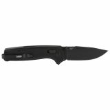 Terminus XR, 2.95" Folding Knife, Clip Point Straight Edge, G10 Handle, D2 Steel, Black SOG-TM1027-BX