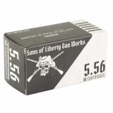 556NATO, 62 Grain, Full Metal Jacket, 50 Round Box 556-62FMJ-1000