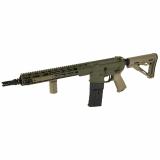 LRF, Sage Dynamics, Semi-automatic, AR, 223 Remington/556NATO, 13.7" Pinned (16" OAL) Barrel, Mid-Length Gas System, Cerakote Finish, Olive Drab Green, Flat Dark Earth Magpul MOE Grip and Magpul CTR Stock, 13" M-LOK SOLGW M76 Rail, SOLGW NOX Keymo Muzzle