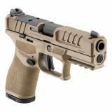 Echelon 4.0C, Semi-automatic, Striker Fired, Polymer Framed Pistol, Compact, 9MM, 4" Barrel, Cerakote Finish, Flat Dark Earth, Optics Ready Slide, Front Tritium Night Sight, Tactical U-Dot Rear, 15 Rounds, 2 Magazines EC9409F-U-15