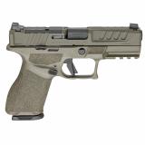 Echelon 4.0C, Semi-automatic, Striker Fired, Polymer Framed Pistol, Compact, 9MM, 4" Barrel, Cerakote Finish, Olive Drab Green, Optics Ready Slide, Front Tritium Night Sight, Tactical U-Dot Rear, 15 Rounds, 2 Magazines EC9409G-U-15