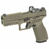 Echelon, Semi-automatic, Striker Fired, Full Size, 9MM, 4.5" Barrel, Melonite Finish, Olive Drab Green, Crimson Trace CT-1500, Optics Ready Slide, Front Tritium Night Sight, Tactical Rack U-Dot Rear, 15 Rounds, 5 Magazines, Includes Range Bag EC9459G-U-1