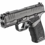 Hellcat Pro Comp OSP, Striker Fired, Semi-automatic Pistol, 9MM, 3.7" Hammer Forged Barrel with Comp, Melonite Finish, Black, Adaptive Grip Texture, Tritium Front Sight, Tactical Rack U-Notch Rear Sight, 2 Magazines, (1)-15 Round and (1)-17 Round Magazin