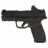 Hellcat Pro, Striker Fired, Semi-automatic, Polymer Frame Pistol, 9MM, 3.7" Hammer Forged Barrel, Melonite Finish, Black Polymer Frame, Viridian RFX-11 Green Dot Sight, Textured Grip, Tritium Front Sight, Tactical Rack Rear Sight, 10 Rounds, 5 Magazines,