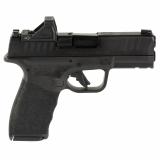 Hellcat Pro, Striker Fired, Semi-automatic, Polymer Frame Pistol, 9MM, 3.7" Hammer Forged Barrel, Melonite Finish, Black Polymer Frame, Viridian RFX-11 Green Dot Sight, Textured Grip, Tritium Front Sight, Tactical Rack Rear Sight, 10 Rounds, 5 Magazines,