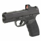 Hellcat Pro, Striker Fired, Semi-automatic, Polymer Frame Pistol, 9MM, 3.7" Hammer Forged Barrel, Melonite Finish, Black Polymer Frame, Textured Grip, Tritium Front Sight, Tactical Rack Rear Sight, Shield SMSc Reflex Sight, 15 Rounds, 2 Magazines, HCP937