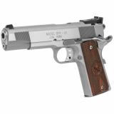 Model 1911-A1 Target 9mm 5 Inch Barrel Stainless Steel Finish Adjustable Target Sights Wood Grips 9 Round - CA Compliant