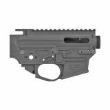 STSB920, Semi-automatic, Lower/Upper Set, 9MM, CNC Machined from 7075 Billet Aluminum, Black Color, Anodized Finish, Flared Magwell, Last Round Hold Open feature, Includes KNS Pins, Ambi Safety, Mag Release, Takedown Pins, and Buffer Retainer Pin STSB920