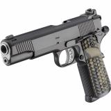 Tactical Response Pistol Classic | 1911 45 ACP, 5" Match Grade Barrel, Cerakote Finish, Black, VZ Grips Hydra G10 Grips, Tactical Rack 3-Dot Tritium Night Sights, Metal Frame Pistol, Full Size,  8 Rounds, 3 Rounds, Semi-automatic PC9125