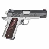 Ronin Operator, Semi-automatic, 1911, Full Size, 9MM, 4.25" Barrel, Steel Frame, Blued Finish, Wood Grips, 9 Round, Fiber Optic Front Sight PX9117L