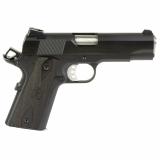 Garrison, 1911, Single Action Only, Semi-automatic, Metal Frame Pistol, Commander Size, 9MM, 4.25" Match Grade Barrel, Blued Finish, Black, Wood Grips, 3-Dot Combat Sights, Manual Thumb Safety, Grip Safety, 9 Rounds, 1 Magazine PX9417