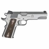 Garrison, 1911, Single Action Only, Semi-automatic, Metal Frame Pistol, Full Size, 45 ACP, 5" Match Grade Barrel, Steel, Stainless Steel Finish, Silver, Thinline Wood Grips, Low Profile Combat 3 Dot Sights, Grip Safety, 7 Rounds, 1 Magazine PX9420S