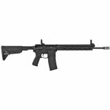 Saint Edge AR-15 |5.56mm NATO 16 Inch Chrome-Moly 1:8 Barrel w/ Muzzle Brake Flip Up Sights Bravo Pistol Grip Bravo Mod O SOPMOD Stock 30 Round