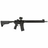 SAINT Victor, Semi-automatic, AR, 223 Remington/556NATO, 16" Barrel, 1:8 Twist, Mid-Length Gas System, Black, Anodized Finish, BCM Trigger Guard & Mod 0 Stock, 15" M-LOK Free Float Handguard, Flip Up Front and Rear Low Profile Springfield Sights, 30 Roun