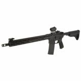 SAINT Victor, Semi-automatic, AR, 223 Remington/556NATO, 16" Barrel, 1:8 Twist, Mid-Length Gas System, Black, Anodized Finish, BCM Trigger Guard & Mod 0 Stock, 15" M-LOK Free Float Handguard, Flip Up Front and Rear Low Profile Springfield Sights, 30 Roun