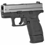 XD Sub-Compact .40 Smith & Wesson 3 Inch Barrel Ultra Safety Assurance Trigger System Satin Stainless Steel Slide Black Polymer Frame 9 Round